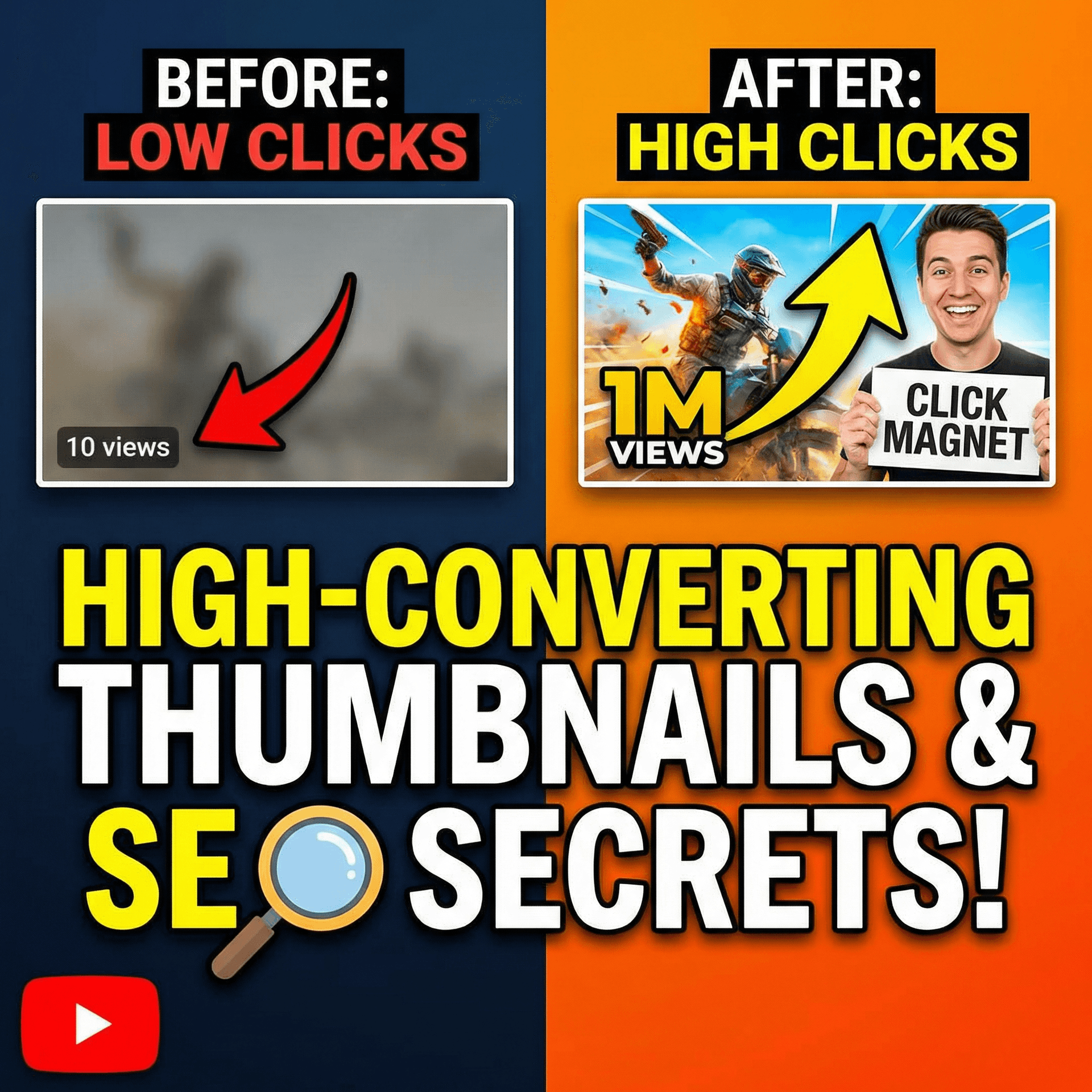 High-Converting Thumbnails & SEO