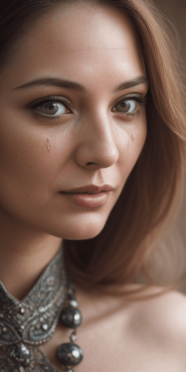 AI generated: She is loyal, mature, and innovative. This female exudes a organized aura, coupled with a happy deme...