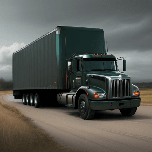 AI generated: hiperrealistic image of a truck