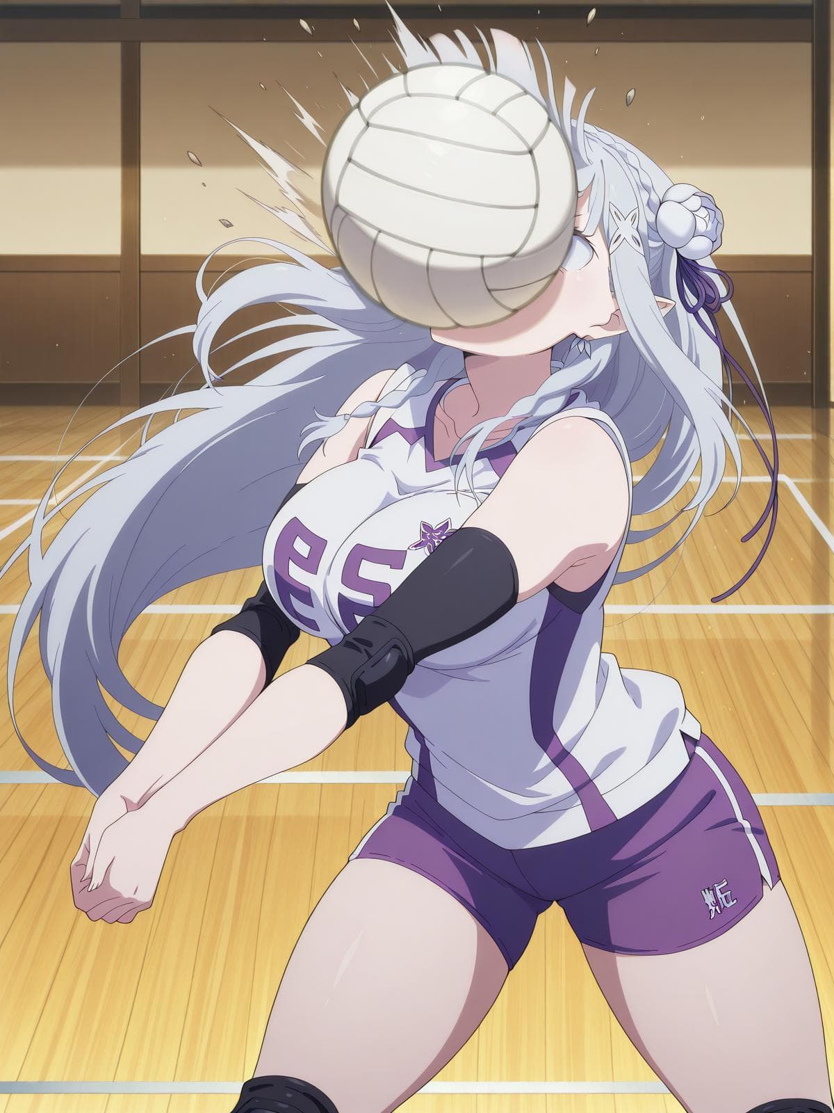 Volleyball Bump In The Face - Concept