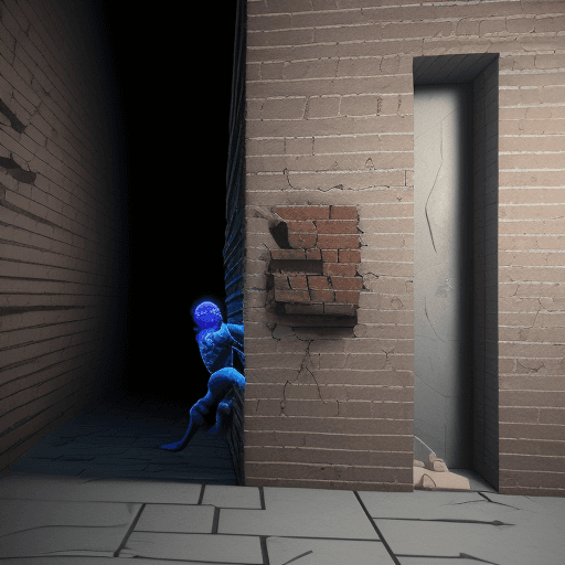 AI generated: Trapped_In_Wall, stuck in wall, <lora:Trapped_In_WallV2:0. 8> DreamArtistBADHAND, five fingers, bric...