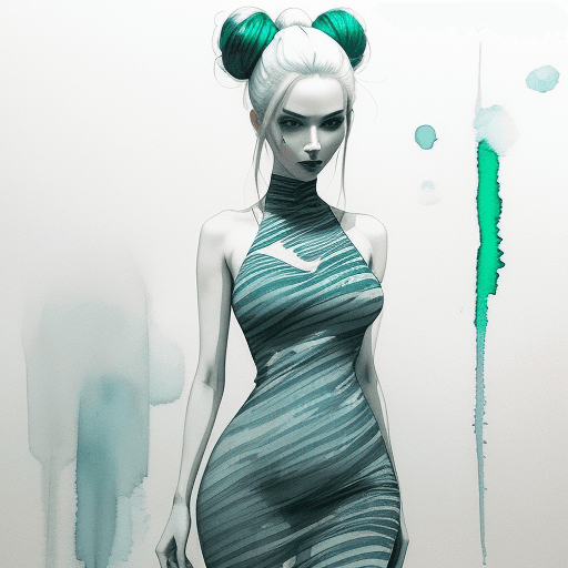 AI generated: Full body stunning image tight fitting clothes human controlled by technology , Matrix style beautif...