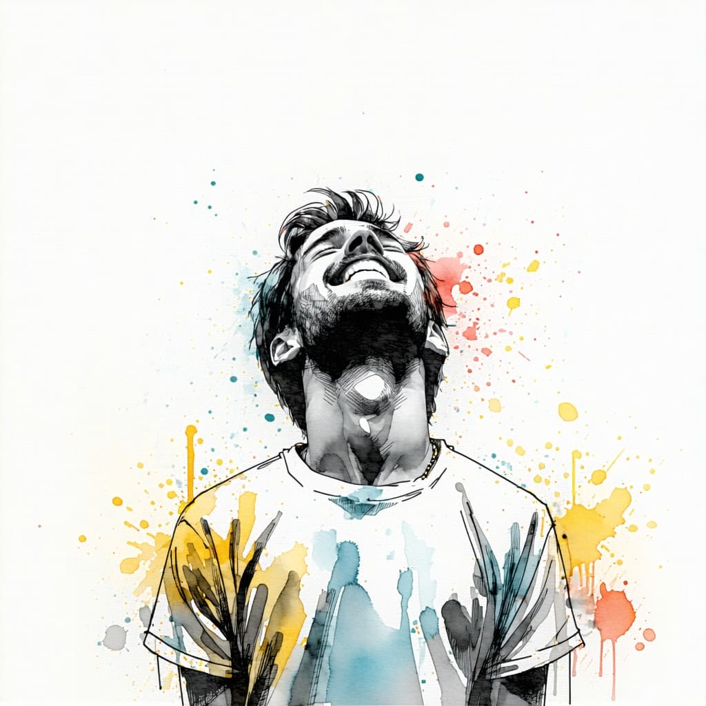 AI generated: hapiness