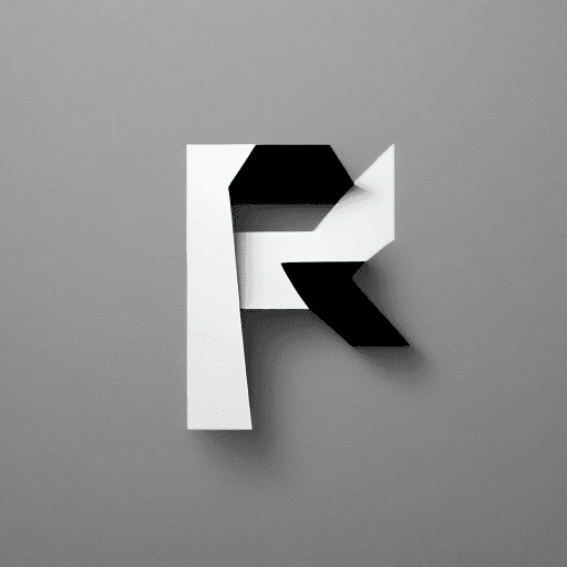 AI generated: HD minimalist modern square logo of letter "B"