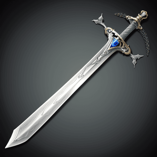 AI generated: sword,shiny,long
