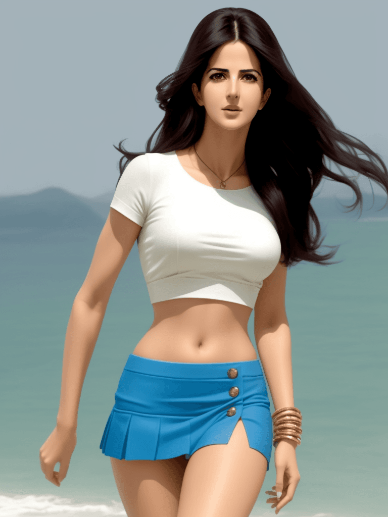 AI generated: Katrina kaif mini skirt 