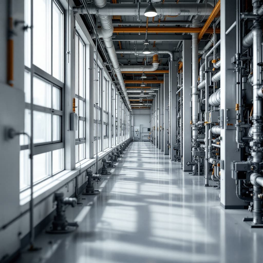 AI generated: Utiliza fondos que representen entornos industriales o talleres donde se utilizan mangueras hidráuli...
