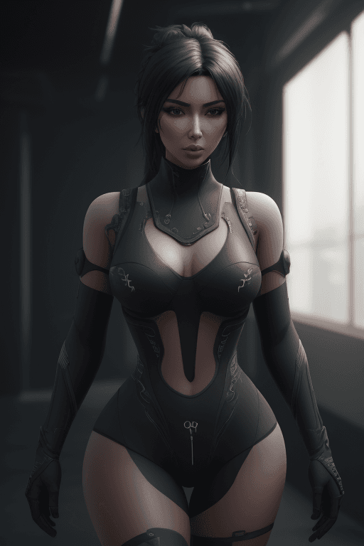 AI generated: koh_kimkardashian , unreal engine, octane render, depth of field, 8k uhd, raytracing, cinematic ligh...