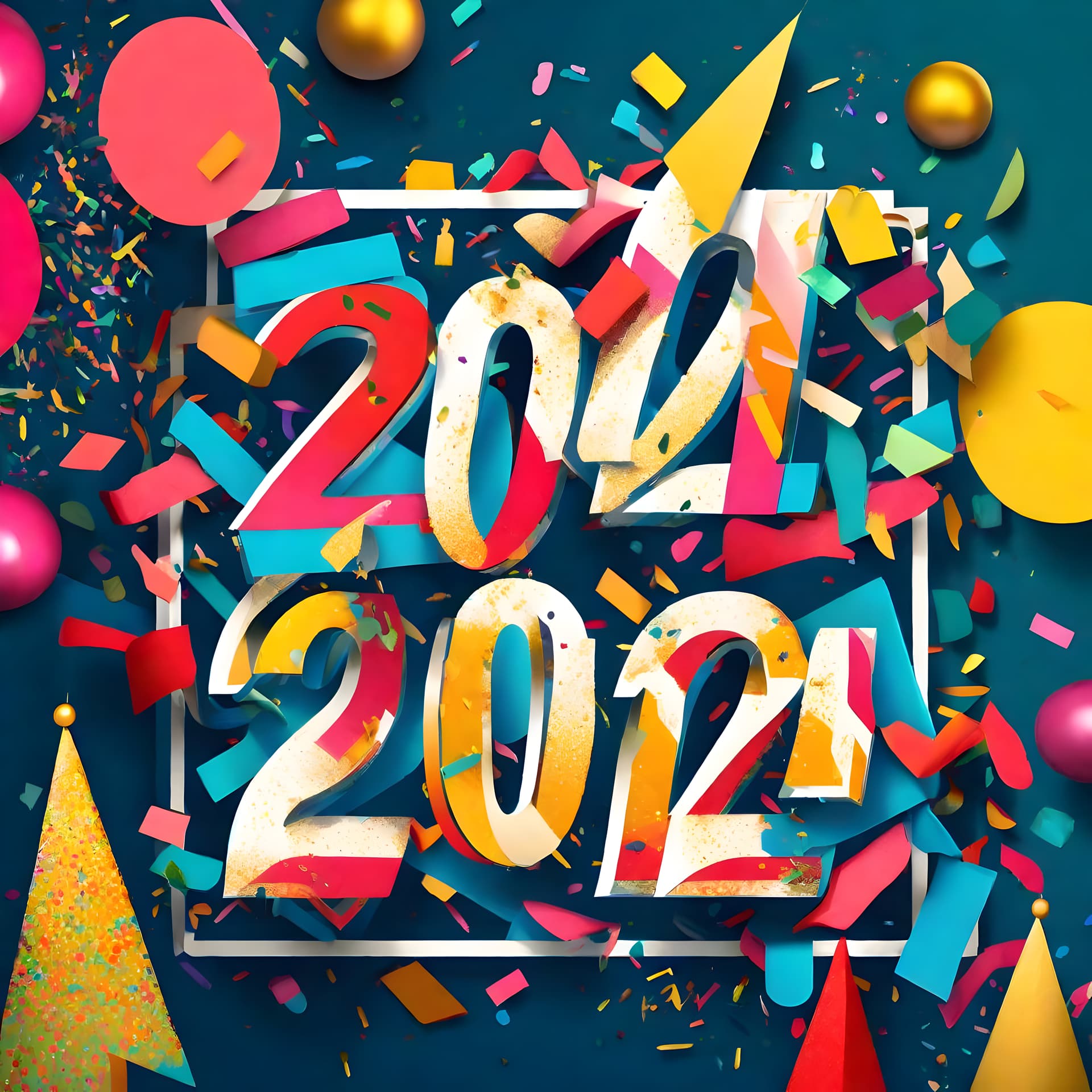 AI generated: Happy new year prompt 