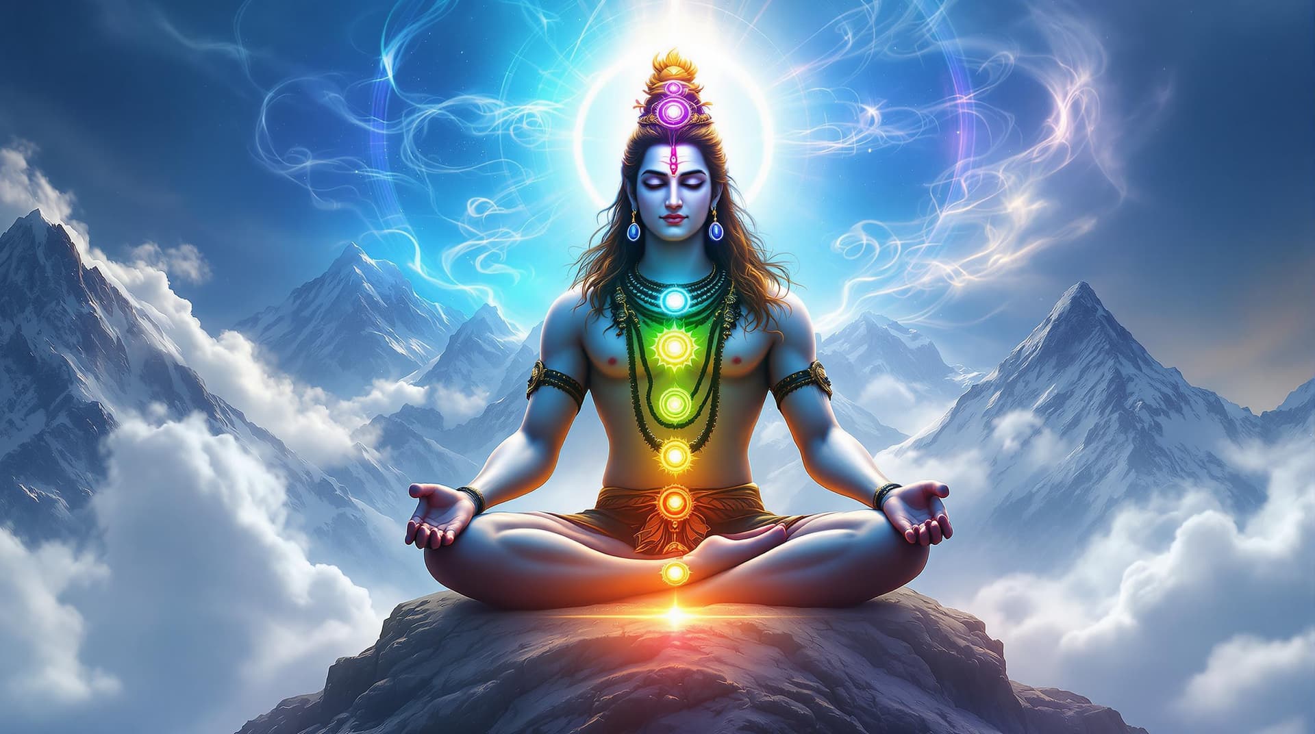 AI generated: "Generate an ultra-high-resolution, photorealistic image of Lord Shiva, the supreme Hindu deity, sea...