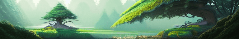 AI generated: luxurious forest clearing landscape, studio ghibli, fantasy, elegant, highly detailed, digital paint...
