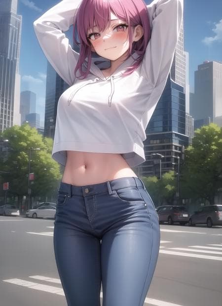 Crop Top Overhang | LoRA - Image 5