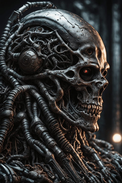 AI generated: dream, nightmare, cyborg body,complex cinematography, dynamic lighting, sharp focus, epic cinematic ...