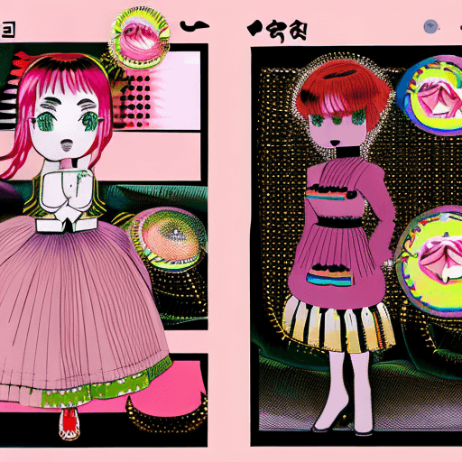 AI generated: (Masterpiece, Award winning , Best Quality:1.2), art by Shintaro Kago, solo, menhera, Yamikawa Punk,...