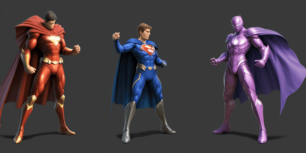 AI generated: deux super heros jouent aux echecs ,  concept art:: --ar 16:9