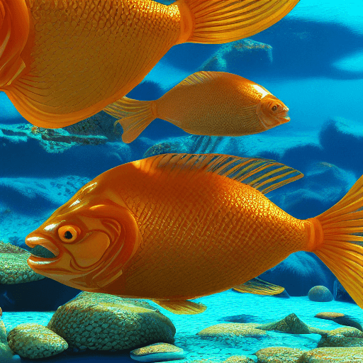 AI generated: octane render 8k of beautiful Golden fish 🧜🏾‍♀️ —ar 2:3  --test --upbeta
