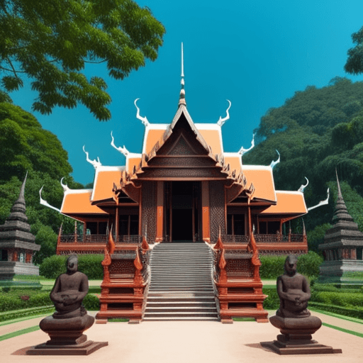 AI generated: Thailand cultural park