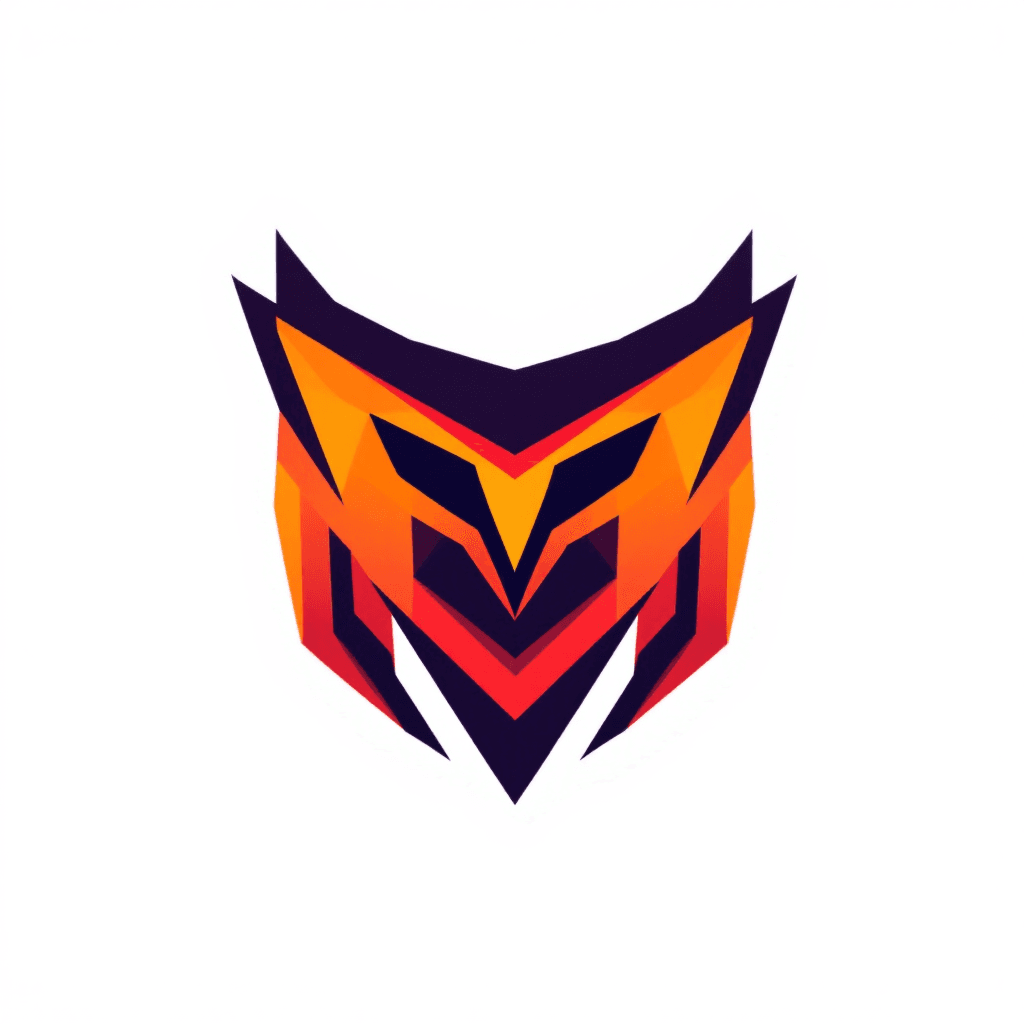 AI generated: A sleek and modern logo design for a tech startup, featuring a stylized geometric owl icon with shar...