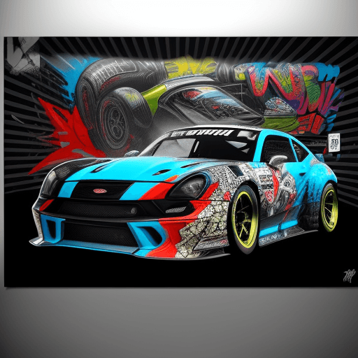 AI generated: Imagine you were Tristan Eaton the famous graffiti and you were asked to create a piece of wall art ...