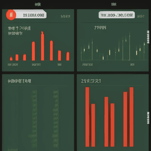 AI generated: "A detailed and visually engaging chart showing Japanese candlesticks on a stock market trading scre...