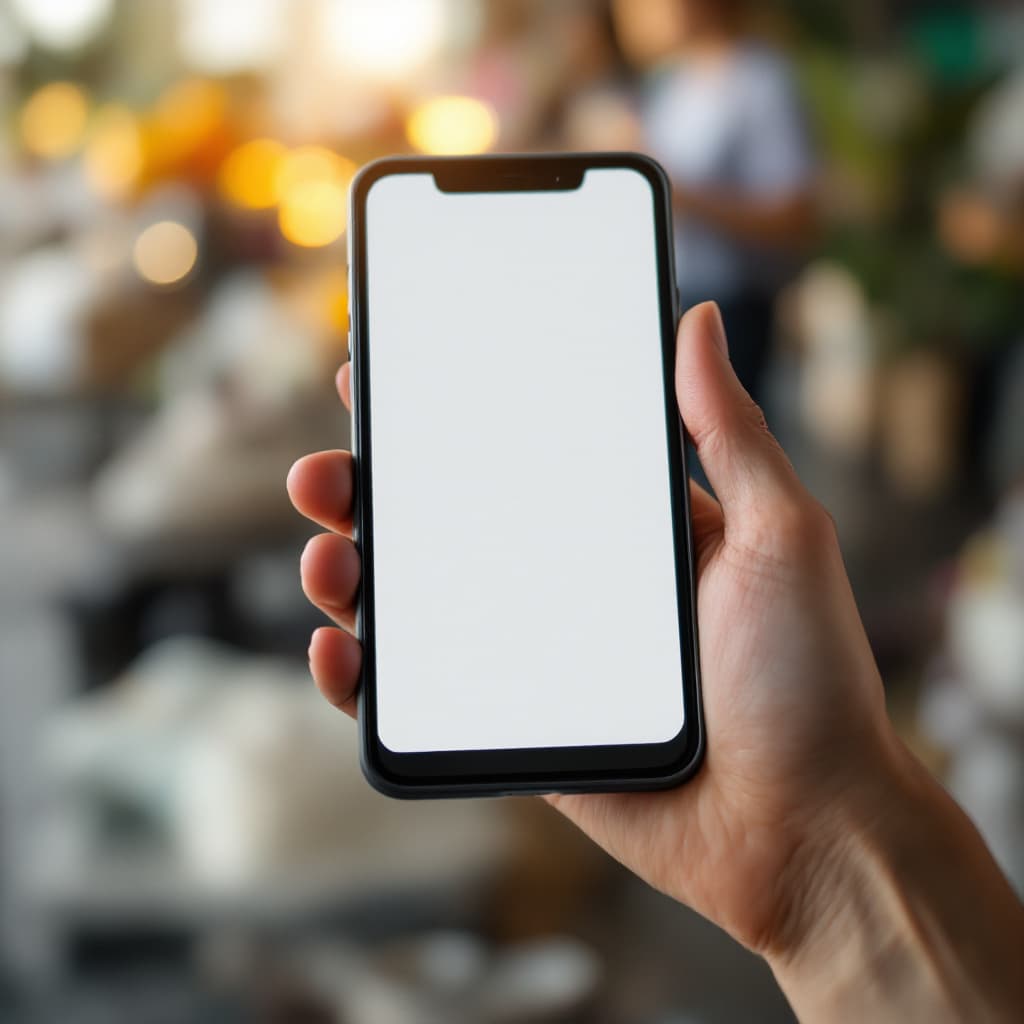 AI generated: A tidy, itemized list on a phone or tablet, symbolizing organized shopping dslr, ultra quality, shar...