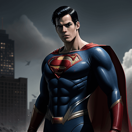 AI generated: Super man beat batman , 4 k ulra hd