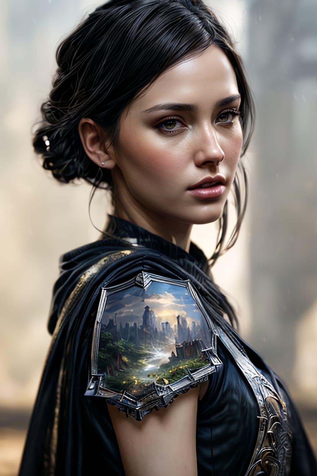 AI generated: modelshoot style, (extremely detailed CG unity 8k wallpaper), full shot body photo of the most beaut...