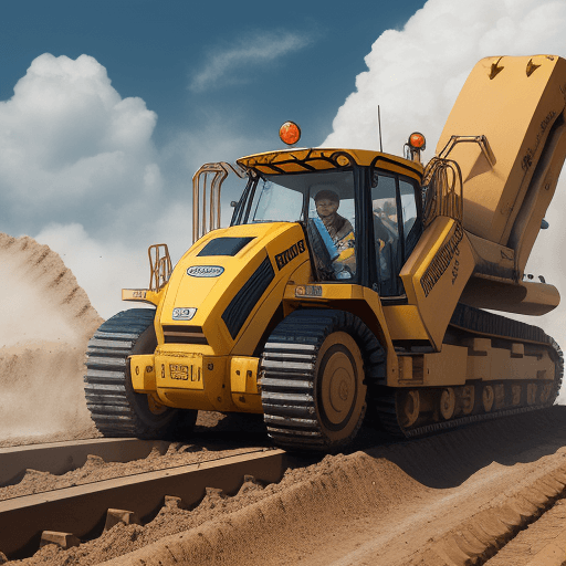 AI generated: buldozer
