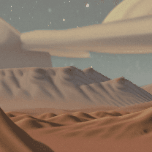 AI generated: 8K octane render strange desolate desert painting like purpleish colors psychedlic imagery of a cat ...