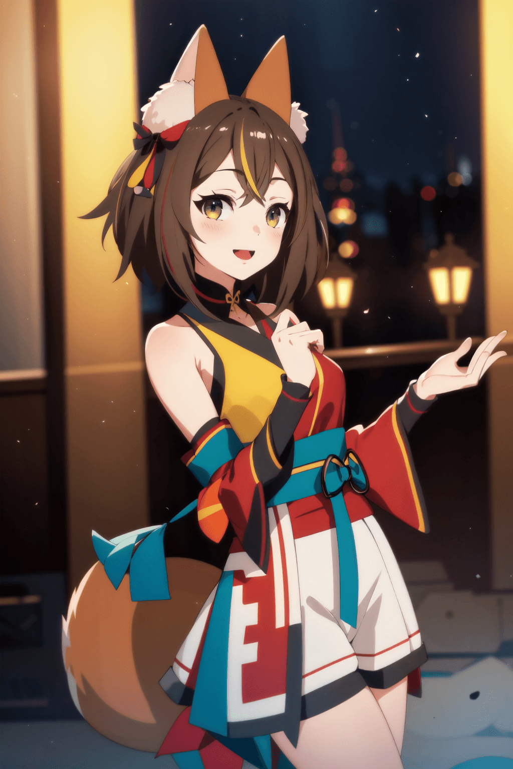 どんぎつね六代目（日清食品 最強どん兵衛 CMキャラクター）