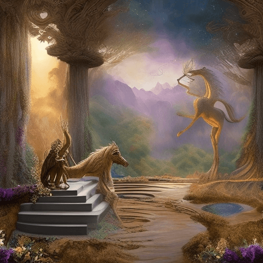 AI generated: User
Prompt (Option 1 - Mythic Realism): "Generate a mythic realism scene that captures an enchantin...
