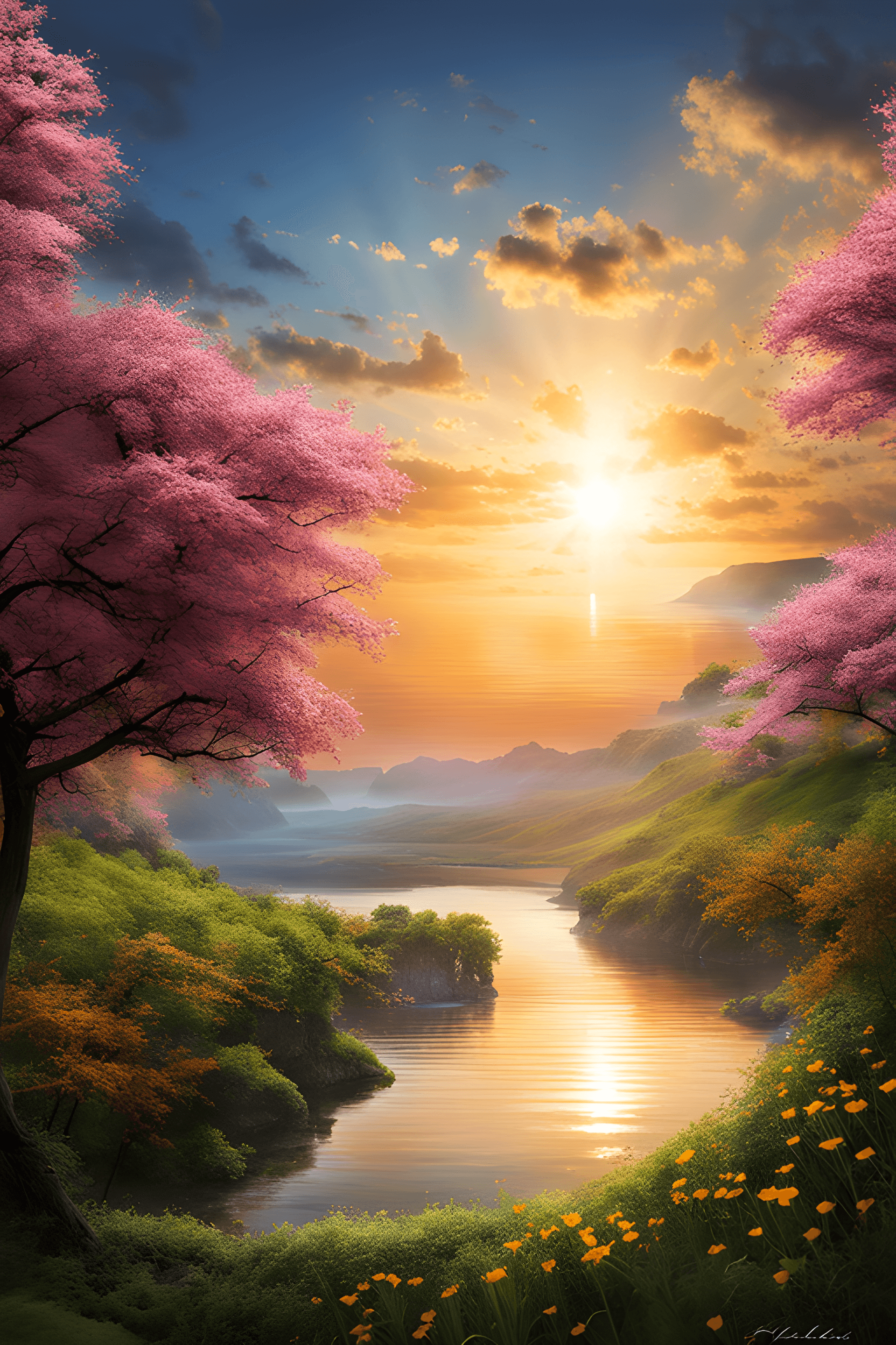 AI generated: Hope and  endless freedom in an utopia world,free of War and pain,let your dreams come true