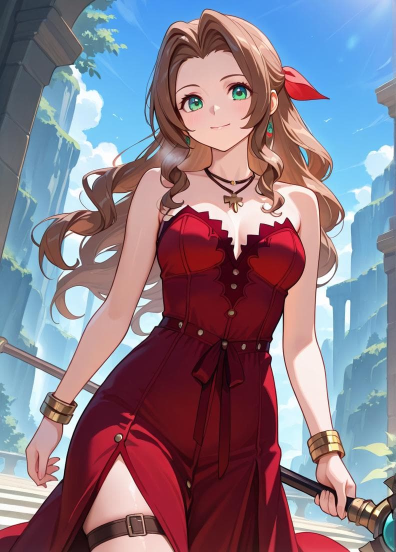 Aerith Gainsborough - Final Fantasy VII Illustrious