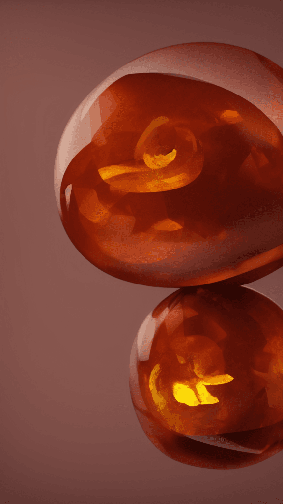 AI generated: tiny human inside a carved amber gemstone , pure, clear, octane render, 8k, close up. unreal engine,...