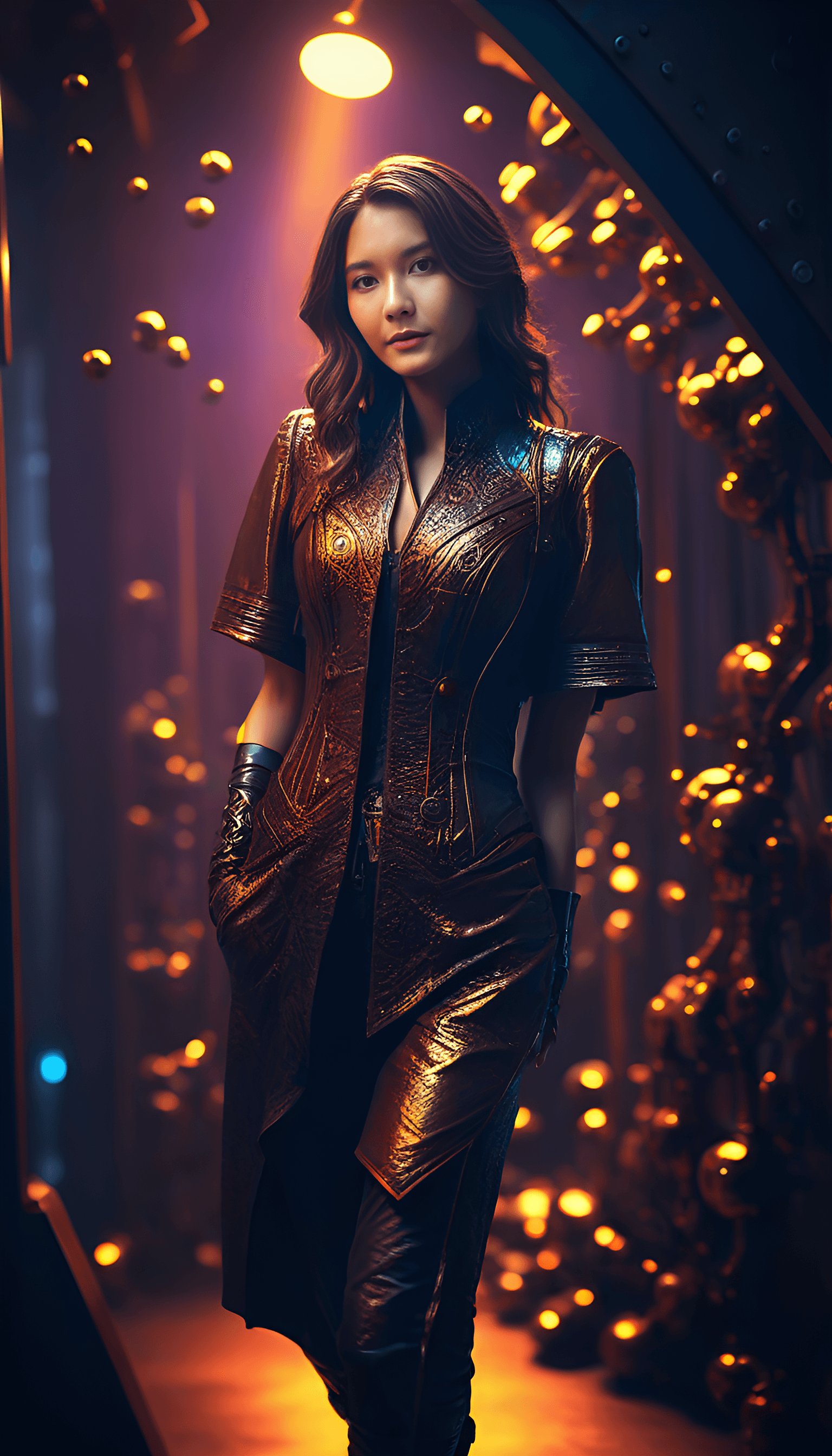 AI generated: potrait a woman (Masterpiece, professional work, award winning) , ultra realistic illustration, cent...