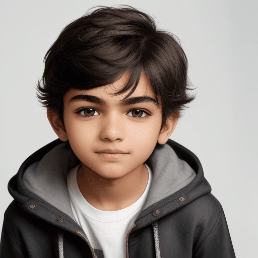 AI generated: Make a same photo replace the Instagram logo with YouTube logo and the boy with a 13 year old boy we...