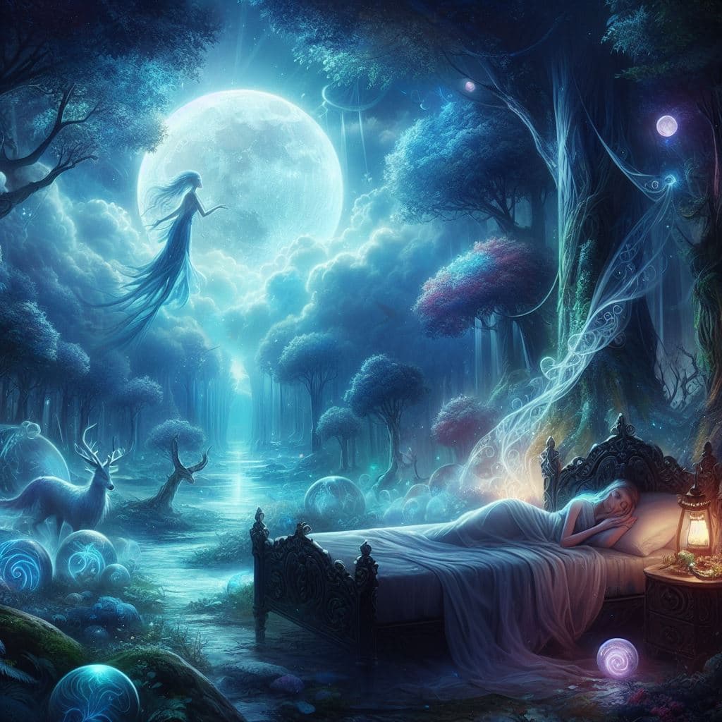 AI generated: In my dreams when I sleep,beautiful,mystical,