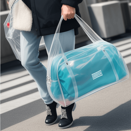 AI generated: transparent lifestyle bag