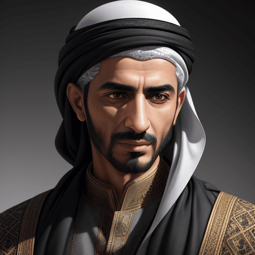 AI generated: arabic man in dynamics, highly detailed, packed with hidden details, style, high dynamic range, hype...