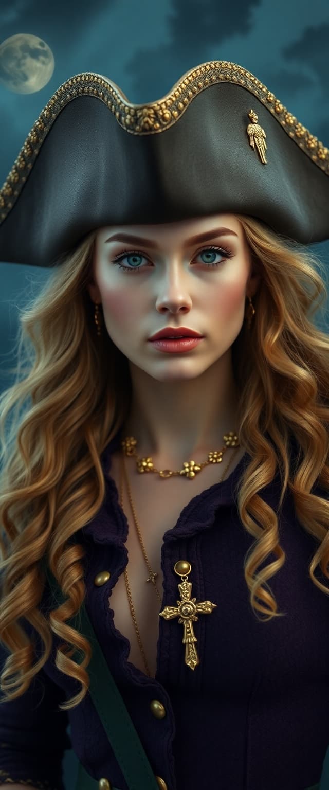 AI generated: "High resolution, full-height vertical portrait photography. cinematic style, foggy, vibrant complim...
