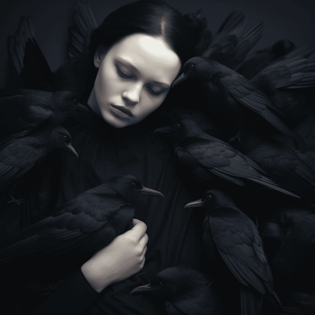 AI generated: Trauco's wife is the wicked and ugly Fiura, by Tom Bagshaw, Award - winning, full body portrait phot...