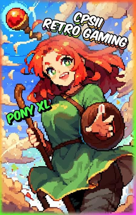 Retro Game (CPS II) - Pixel Art - STYLE - | Illustrious XL | Pony XL | - By YeiyeiArt
