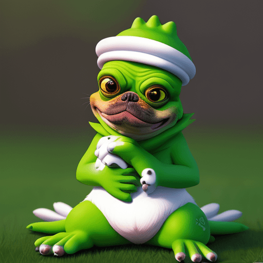 AI generated: pepe dog