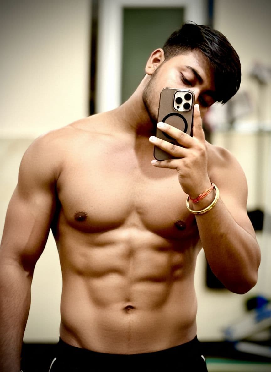 AI generated: I want to make my photo more hot and tshirtless and attractive 