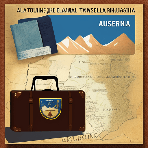 AI generated: eBook cover featuring elements such as a travel suitcase, maps of Jujuy and Salta of Argetina, the f...