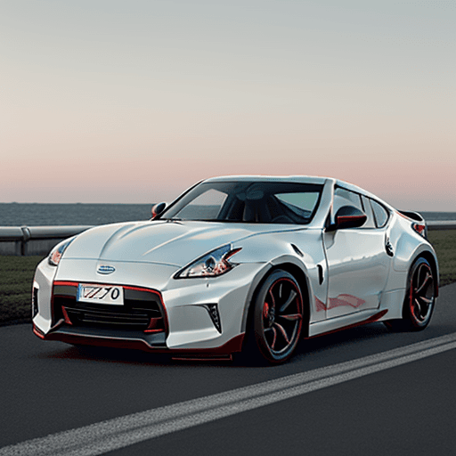 AI generated: a veige nissan 370z, unsplash --v 5. 2