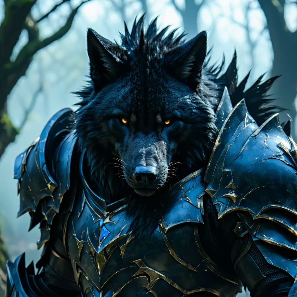AI generated: 
"Create a hyper-realistic, cinematic portrait of Warwick from League of Legends in stunning 4K deta...