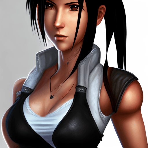 AI generated: Tifa Lockhart, HD, detailed, digital art