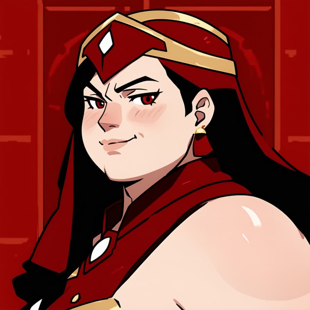 AI generated: Fat Scarlet from Goddess of Victory: Nikke