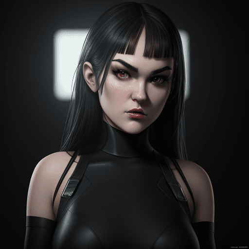 AI generated: Sasha grey - octane render, trending on artstation,t symmetrical artwork. cinematic, hyper realism, ...